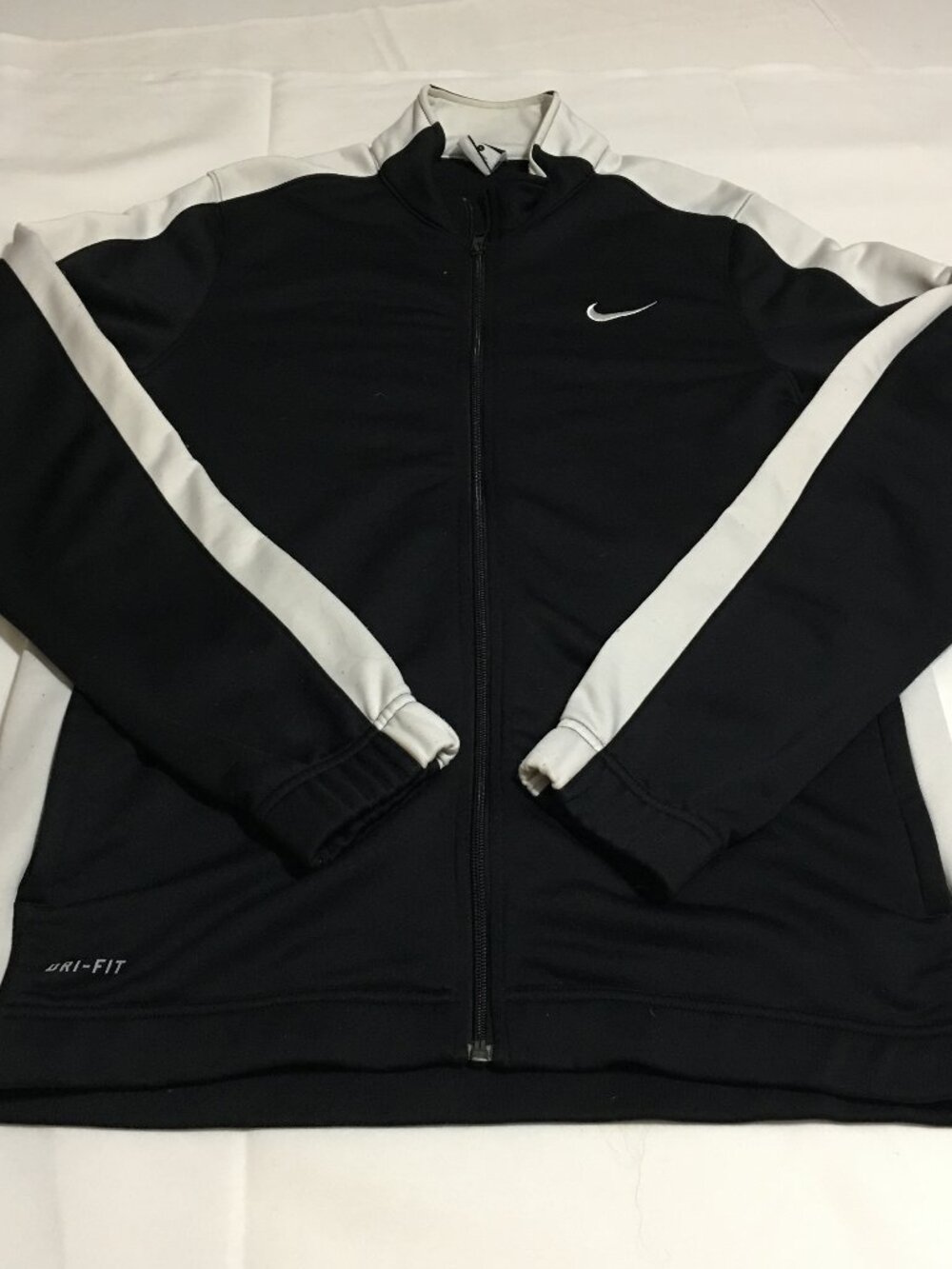 Nike Dri-FIT Men's Large Track Jacket Black Full Zip